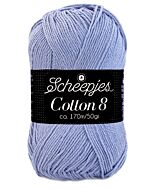 Scheepjes cotton 8, kl.651 lila