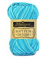 Scheepjeswol Softfun Denim 500 aqua blauw tinten