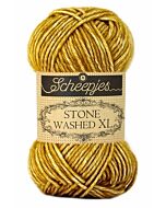 Wol Stone Washed XL kleur 849 oker van Scheepjes 