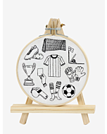 Gratis borduurpatroon voetbal van DMC