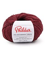 Phildar Phil Soie Merinos kleur Grenet (bordeaux)