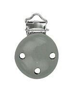 Houten speenclip - grijs