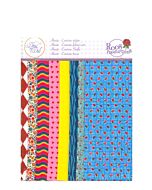 Stoffen set Strawberry Blue voor poppenkleding Dress your doll