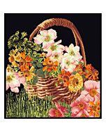 Thea Gouveneur borduurpakket Bloemenmand 3064.05A