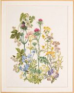 Thea Gouveneur borduurpakket kruiden struik 424A aida telpatroon