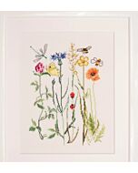 Thea Gouveneur borduurpakket wild bloemen 577A aida telpatroon incl. borduurring
