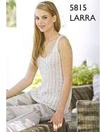  Breipakket top van larra van scheepjeswol