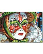 Voorbedrukt stramien/canvas Venetiaanse charme van Seg de Paris 929.515 om te borduren 