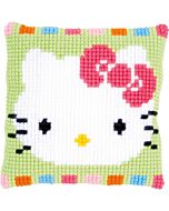Vervaco borduurpakket Hello Kitty voorbedrukt kruissteekkussen pn-0153796