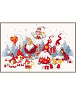 Vervaco borduurpakket kerstbijeenkomst PN-0195759