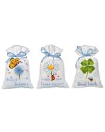 Vervaco borduurpakket kruidenzakjes 3 st. wensen pn-0012340