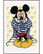 Vervaco borduurpakket Mickey Mouse  kleed zich aan Disney pn-0167520