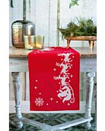 Vervaco borduurpakket tafelloper arreslee pn-0158448 voorbedrukt