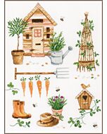 Vervaco borduurpakket tuin pn-0197085
