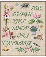 Vervaco borduurpakket tuinalfabet pn-0183197 borduren