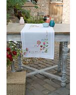 Vervaco borduurpakket voorbedrukte loper bloempjes pn-0171004 borduren