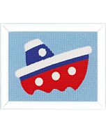 Vervaco kinder borduurpakket boot pn-0154204 borduren in kruissteek