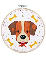 Vervaco knutselpakket met vilt hondje pn-0186178