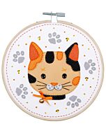 Vervaco knutselpakket met vilt poesje pn-0186179 voor kinderen