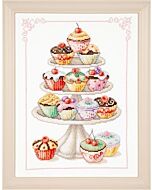 Vervaco borduurpakket Cupcakes om te borduren vervaco pn-0011909