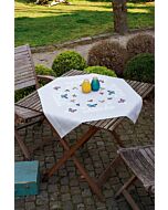 Vervaco tafelkleed vlinderdans borduren pn-0179025 voorbedrukte 80x80cm