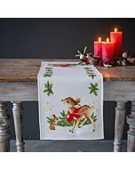 Vervaco tafelloper hertje met konijn borduren met telpatroon pn-0166670