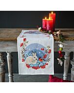 Vervaco tafelloper sneeuwhaas en goudvink borduren met telpatroon pn-0196730