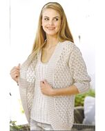  Breipakket vest van larra van scheepjeswol, wol met een gratis breipatroon