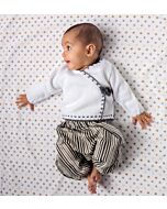 Phildar wikkeltruitje phil coton 3 met patroon in een breipakket