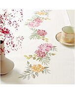 Voorbedrukte loper chrysanten om te borduren 45X100cm Rico design 68307.52.18