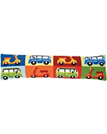 Vervaco borduurpakket tochtkussen wagenpark pn-0146158 in kruissteek borduren. 