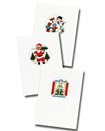 Wenskaarten met omslag kerst set van 3 om te borduren Pako 200.209