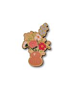 Crafty kit houten needle minder bloemen vaas