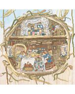 Bothy Threads borduurpakket thee kransje in het muizen hol XBH01 telpatroon