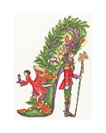 Bothy Threads borduurpakket Christmastide Tale hak XSK28 telpatroon