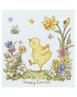 Bothy Threads borduurpakket klein kuikentje XNS2 telpatroon