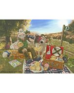 Bothy Threads borduurpakket Wallace & Gromit picnic XWG11 telpatroon
