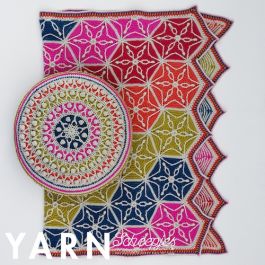 Versnellen handelaar instinct Scheepjes Flower of life deken haken uit Yarn 9 Now Ago! van Colour Crafter  | C.R. Couture