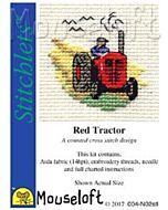 Mouseloft borduurpakket tractor 004-N02 telpatroon