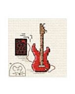 Mouseloft borduurpakket elektrische gitaar 004-P04 telpatroon