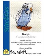 Mouseloft borduurpakket grasparkiet 004-S03 telpatroon