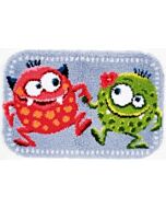 knooppakket knoopkleed dansende monstertjes van Vervaco om te knopen pn-0150473