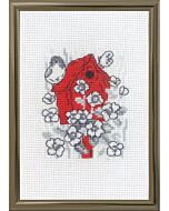Permin borduurpakket Vogelhuisje 13-3304 telpatroon
