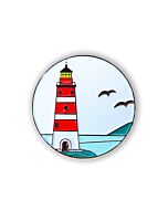 Letistitch Needle Minder vuurtoren aan zee