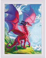 Borduurpakket Mighty Dragon van Riolis 2127 om te borduren.
