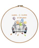 Pako borduurpakket Just Married excl borduurring 228.226