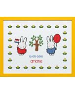 Borduurpakket nijntje pluis van dick bruna  Nijntje boom: geboortetegel Ariane