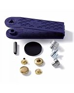 Prym anorak vernietbare drukknopen - 12mm goudkleurig 10 stuks 
