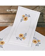 Permin borduurpakket tafelloper 'bloemen' 63-0730 voorbedrukt