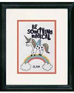 Dimensions borduurpakket geboortetegel 'be something magical' 70-65218 telpatroon